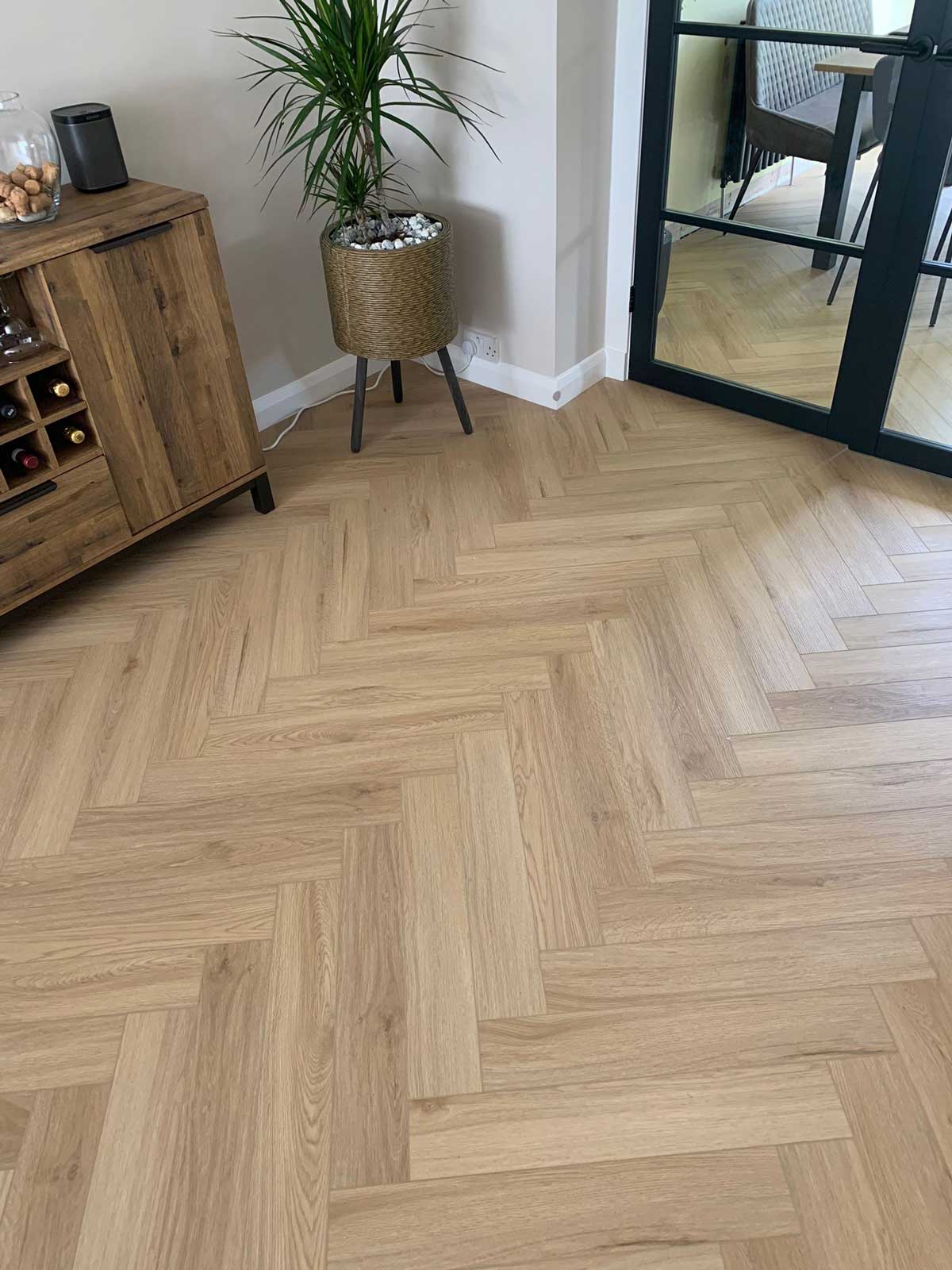 Herringbone Floor - Rocks Property